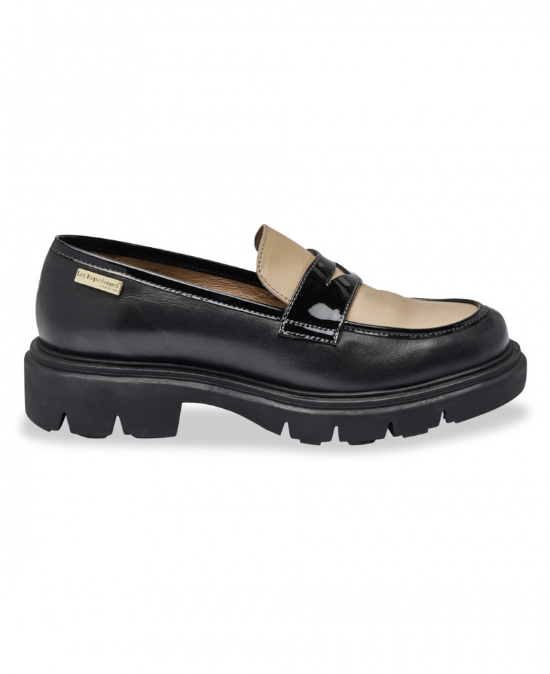 Mocassins Les Tropeziennes ZABAN Noir Femme|GLLV-10901909